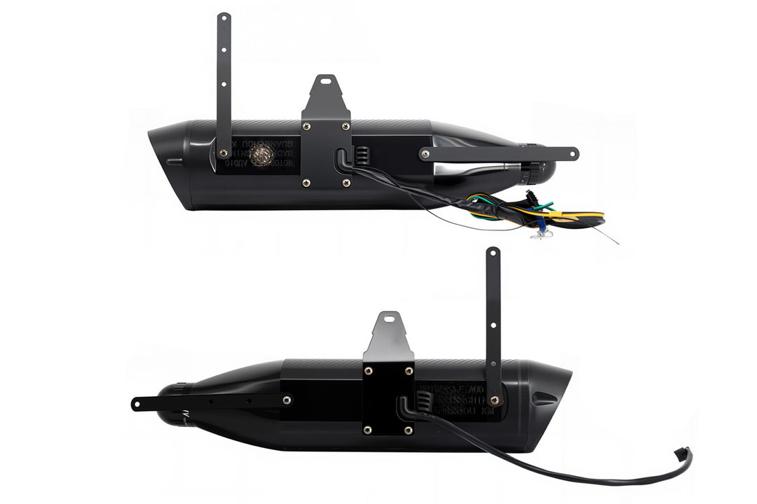 Bluetooth exhaust sound speaker system