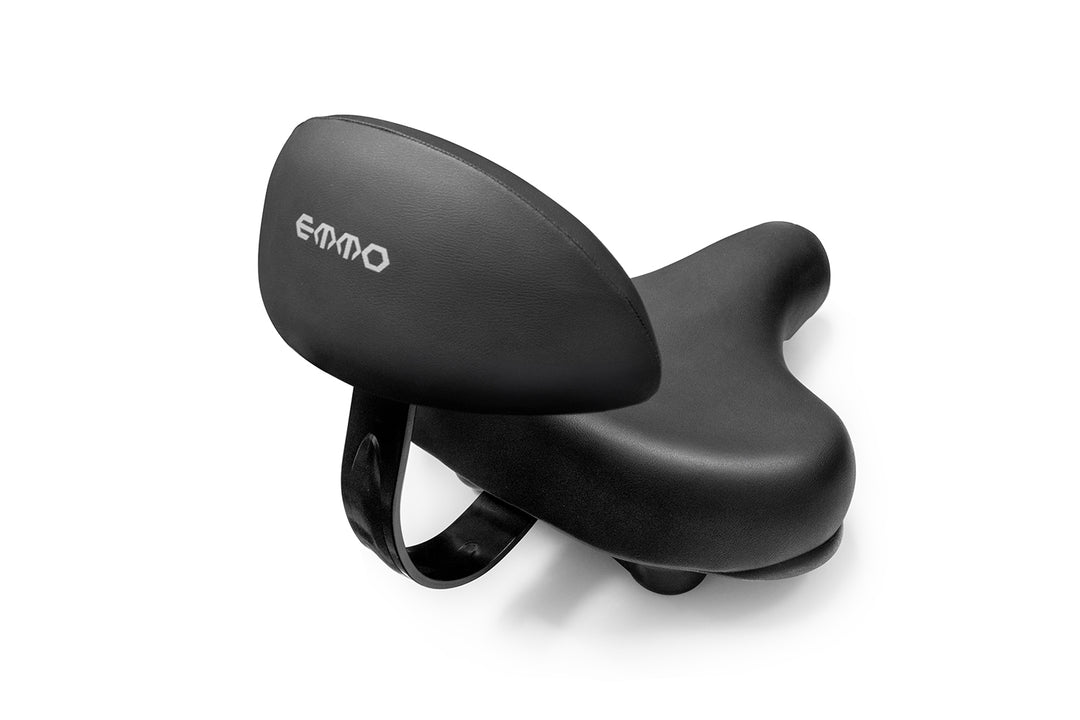 Siège de vélo surdimensionné avec dossier