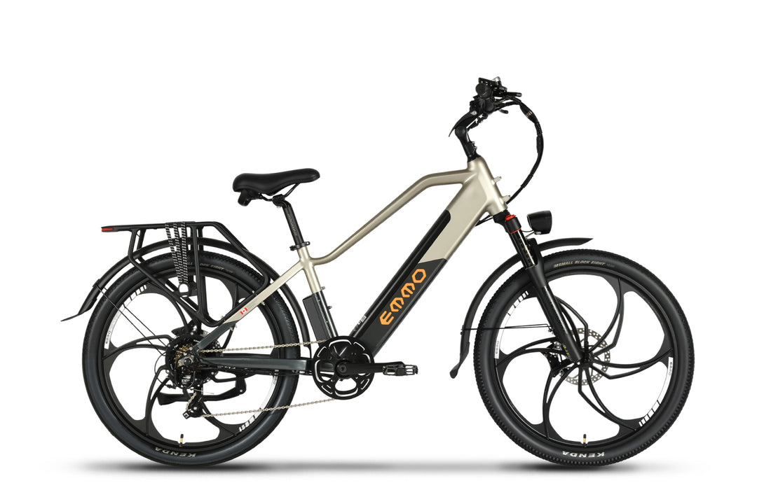 EMMO Trevo Pro Electric Bike, UL Certified, Torque Sensor Ebike with Long Range Lithium Battery - Wheat Moss