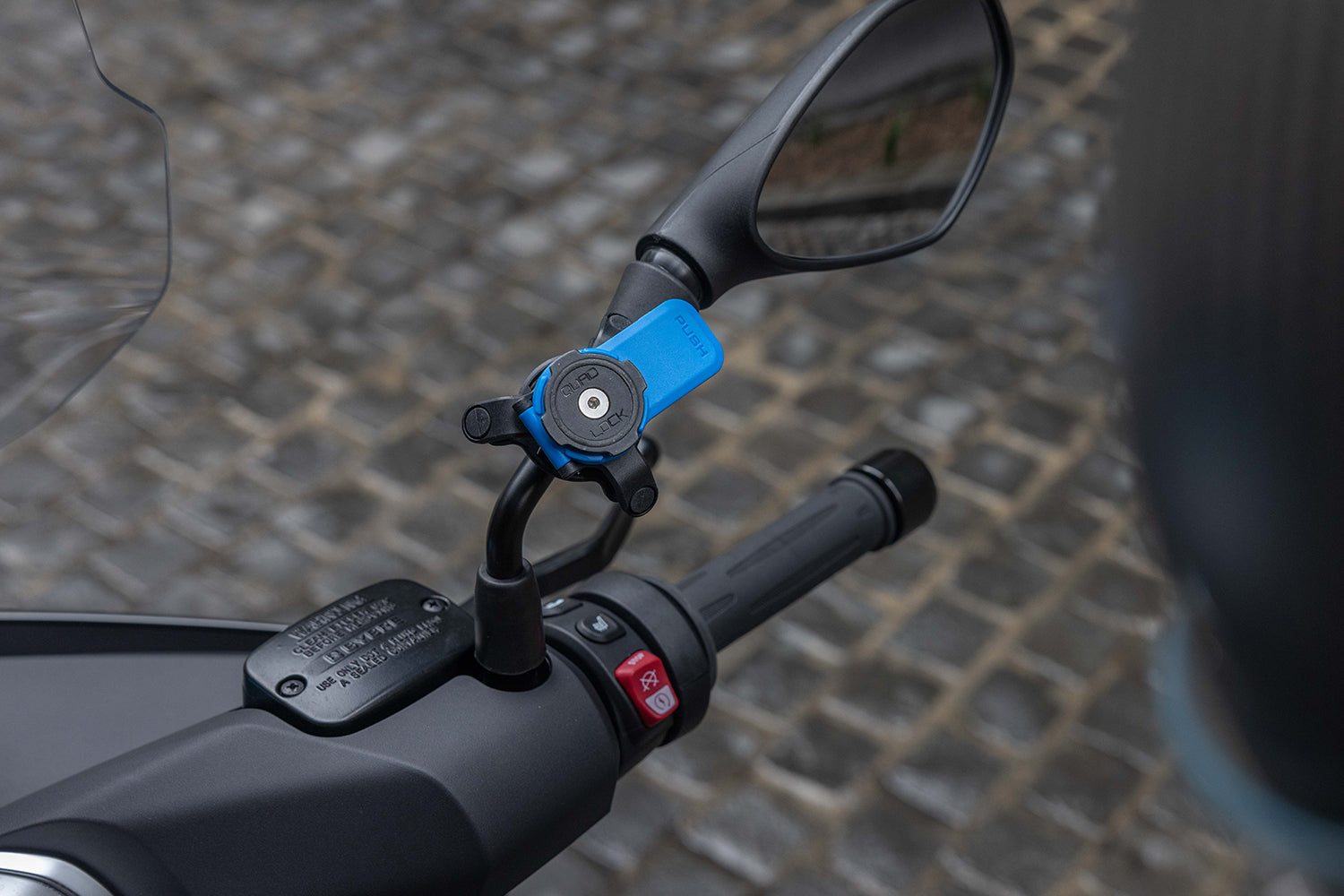 Quad Lock Universal Phone Adaptor Scooter Mirror Mount Combo EMMO quad-lock-universal-phone-adaptor-scooter-mirror-mount-combo-emmo