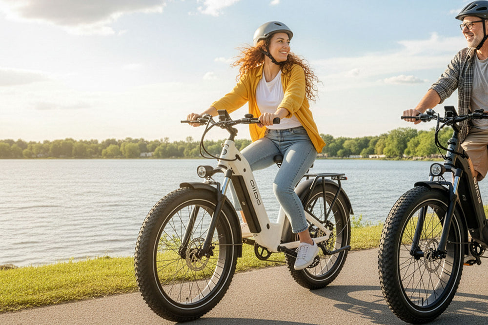 Step Thru Fat Tire City Ebike