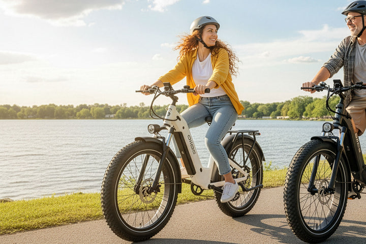 Step Thru Fat Tire City Ebike
