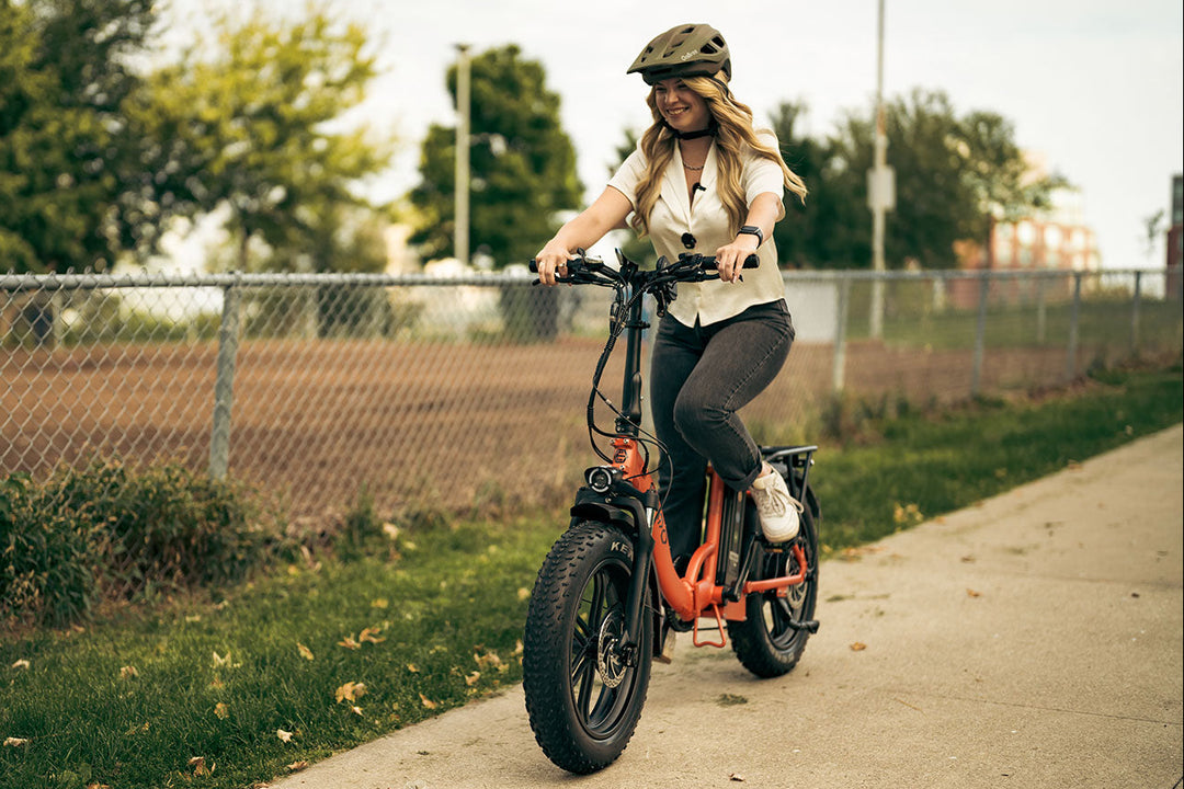 EMMO E Mini Pro foldable fat-tire Ebike perfect for apartments, car trunks, or RV trips