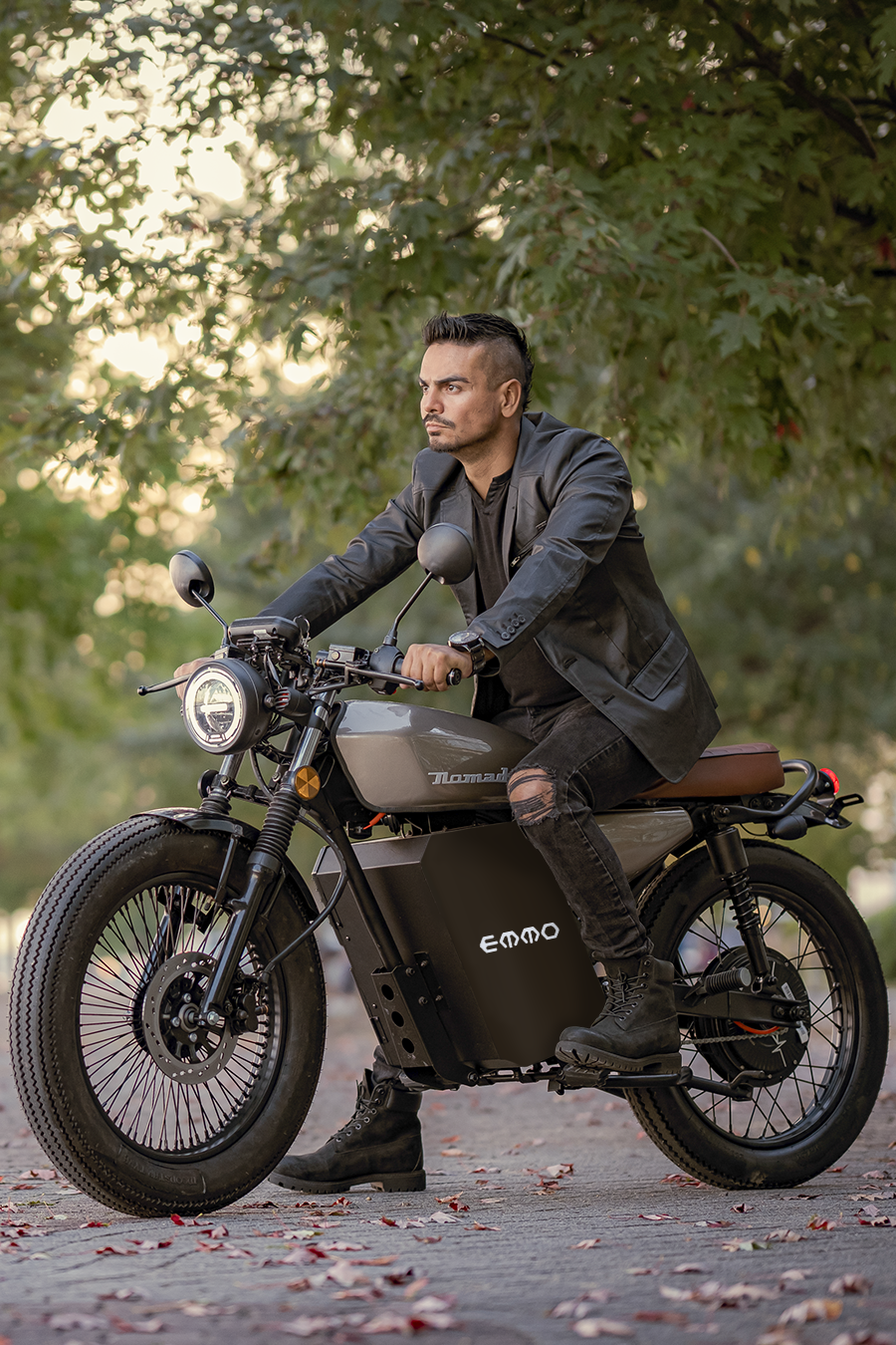 Motorcycle style ebike on sale