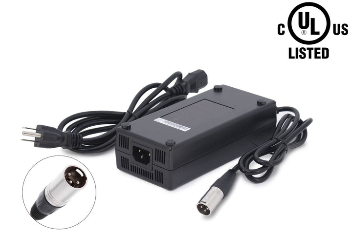 UL/TUV Certified 48V Lithium E-Bike Charger - Mic Plug