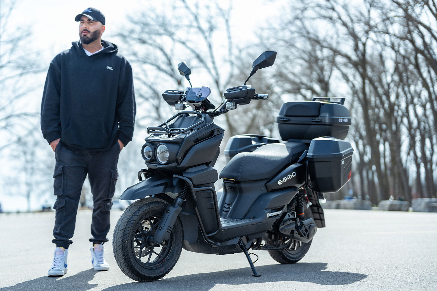 EMMO NOK Rugged 84V Scooter Style E-Bike 120KM Long Range |Canada