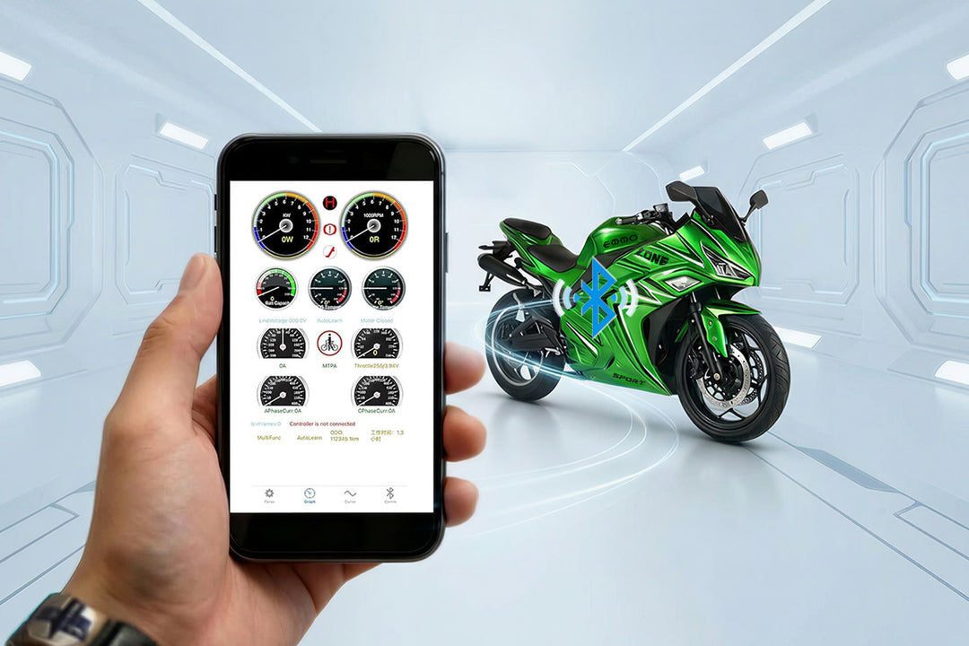 EMMO Allows fine tuning of controller parameters to customize power delivery and riding behavior.