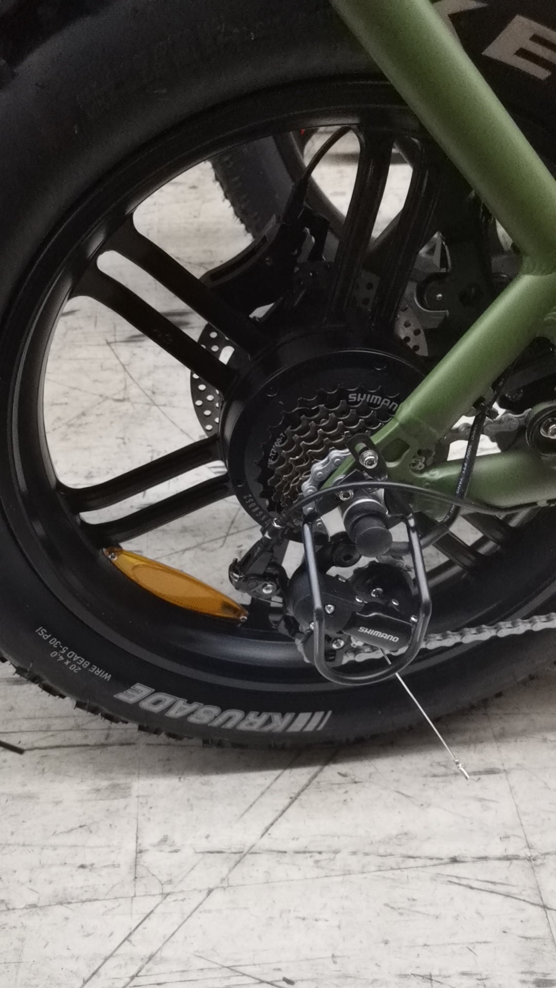 EMMO Yellow Wheel Reflector Electric Bike Safety