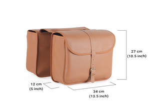 Sacoches de vélo en cuir 