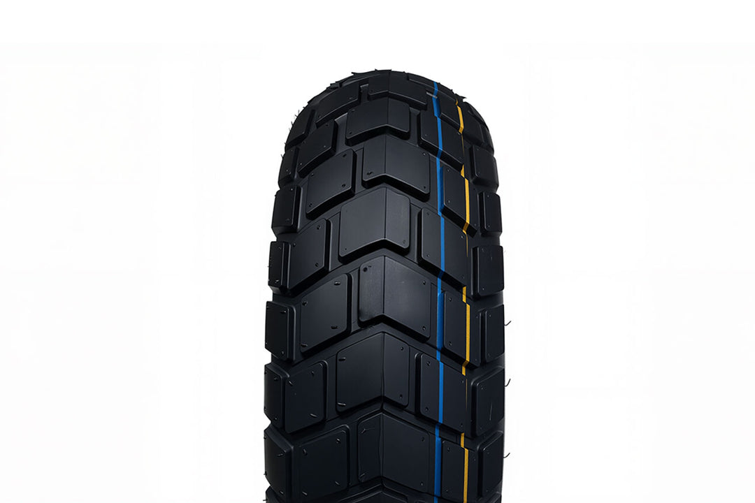 EMMO 10-inch rear tire for moped and electric scooter, reinforced rubber construction, high load capacity and road stability for daily e-commuting or delivery use