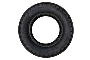 EMMO e-motorcycle tubeless tire 130/90-10 blackwall type, designed for rugged terrain and urban streets, providing smooth handling and strong cornering support