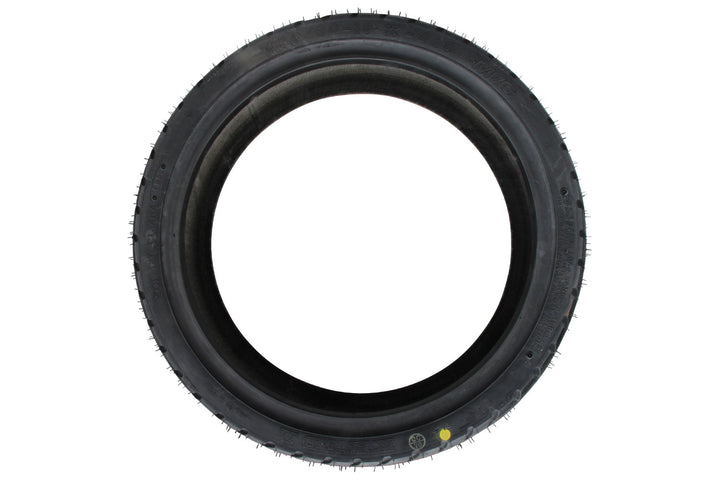 EMMO 130/60-13 motorcycle tire replacement, reinforced 4-ply structure, rain-ready tread grooves, smooth rolling and dependable braking on slippery urban surfaces
