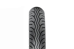 EMMO 17-inch tubeless motorcycle tire highlighting reinforced sidewall, thick rubber layers, and durable road compound for dependable traction and long wear on urban and highway rides
