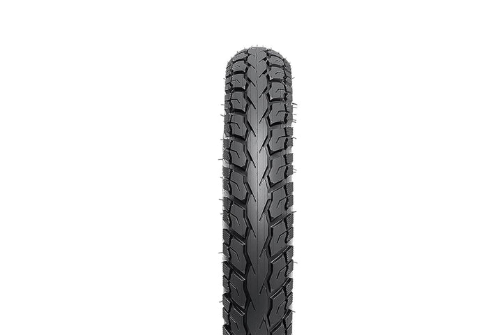 EMMO slim 16x3.0 CST tubeless tire showing reinforced sidewall design and even tread spacing for smoother steering, strong balance, and reduced vibration on city pavement
