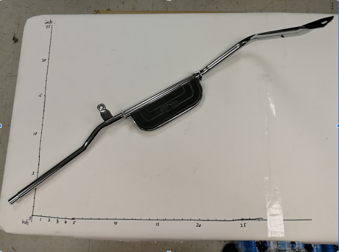EMMO Left Passenger Footrest Assembly Scooter Style E-Bike Frame Suspension