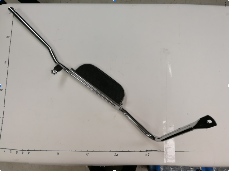 EMMO Right Passenger Footrest Assembly Scooter Style E-Bike Frame Suspension