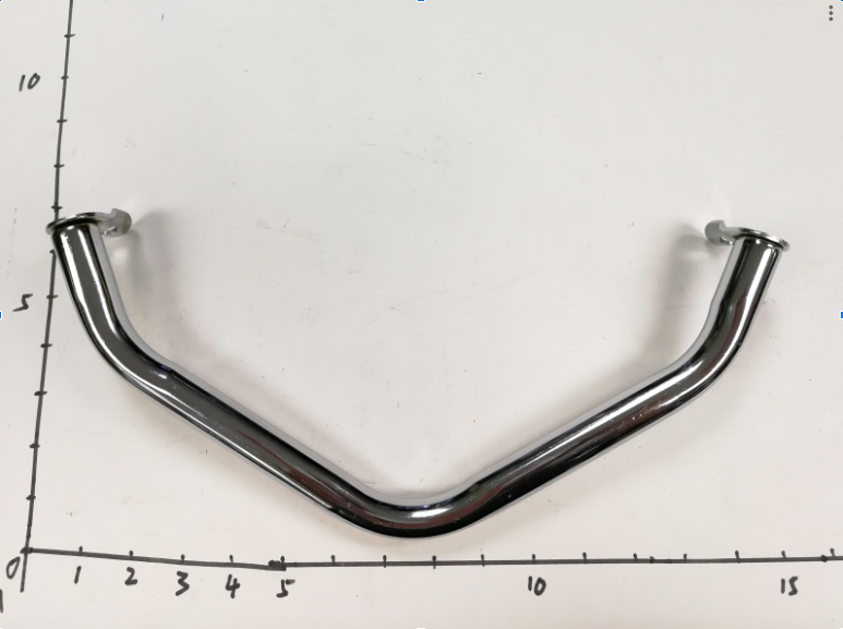 EMMO Lower Taillight Chrome Bar Scooter Style E-Bike Frame Suspension