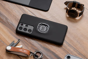 Combo étui Samsung Quad Lock® + support miroir pour scooter 