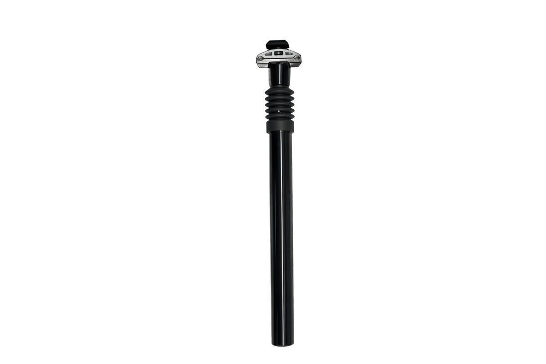 Transform your hardtail mountain bike with this advanced coil spring suspension seatpost for trail smoothing comfort.