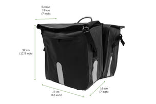 Sacoche de vélo en toile 