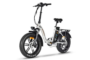 silver ebike
