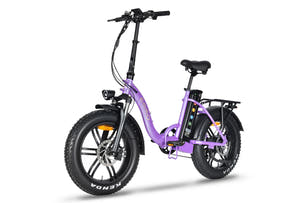 purple ebike