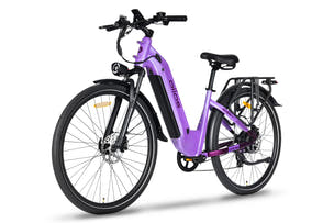 Purple bicycle