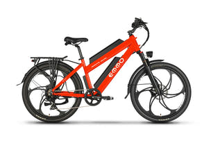 The emmo monta dual highlights its upgraded dual battery system, hydraulic brakes, and commuter-friendly frame built for long range daily travel on typical city roads.
