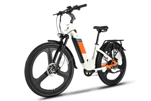 EMMO Pulse Pro Integrated LED lights and turn signals enhance 360° visibility for safer day-and-night riding.