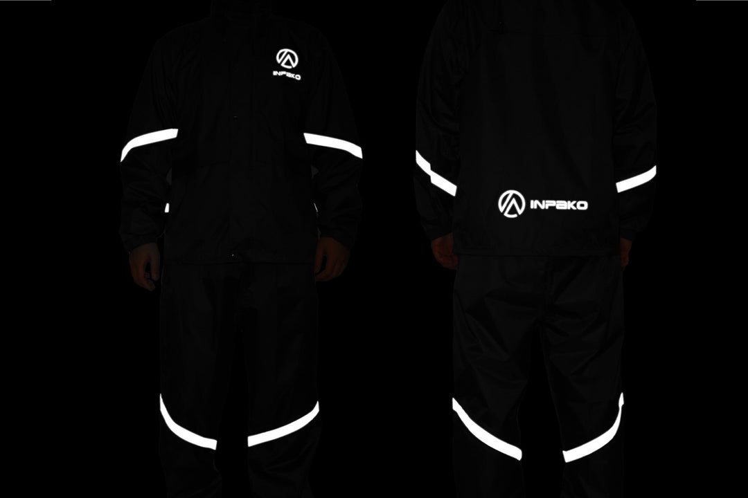 EMMO integrates adjustable features across the hood, cuffs, waistband, and pant legs, allowing a secure personalized fit for active riding.