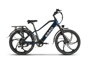 EMMO Trevo Pro UL 2849 certified electric bike with 48V SafeSeal lithium battery and torque sensor -Marble Blue