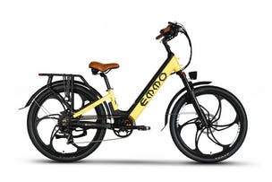 EMMO Vmo Pro All-weather low seat ebike with full-coverage fenders for clean, comfortable commuting.