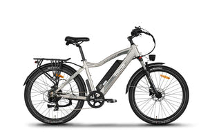 oiios Voltus Electric Bike light commuter ebike, UL certified safety, 26 inch tires, city streets, light trails, smooth handling, hydraulic braking, intuitive display, SafeGuard battery, morning commute, weekend ride, stable traction, lightweight frame, everyday mobility, comfortable riding