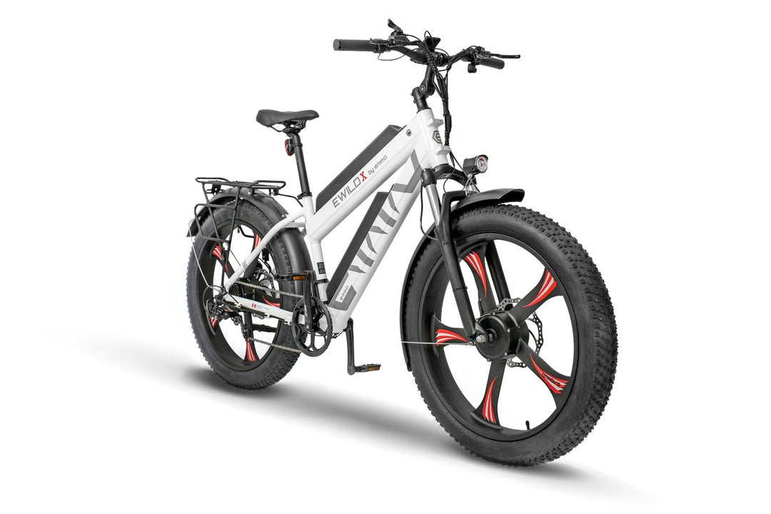 emmo bikes ebike White / Dual 48V/21Ah  Samsung Lithium Emmo E-Wild X