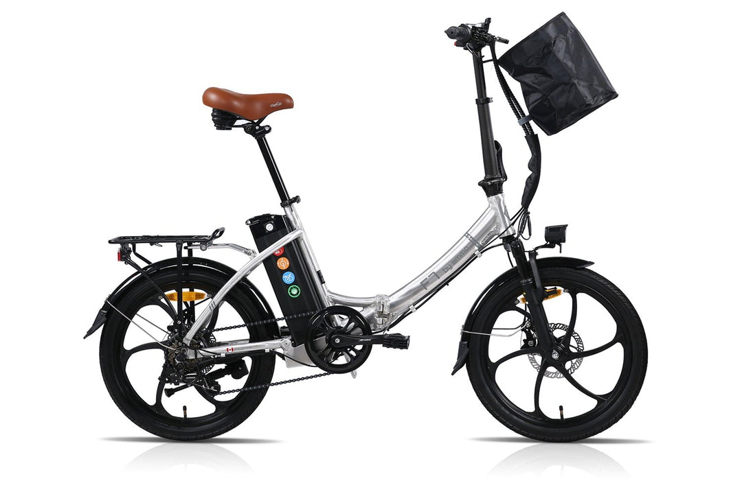 emmo bikes ebike Silver / 36V/10Ah Lithium battery Emmo Foldable Electric Bicycle - F7 S2