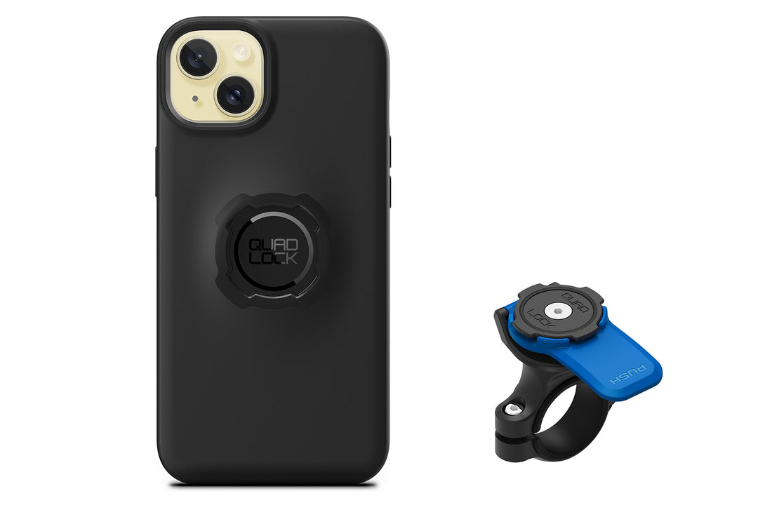 Quad Lock® iPhone Case + Motorcycle Handlebar Mount Combo