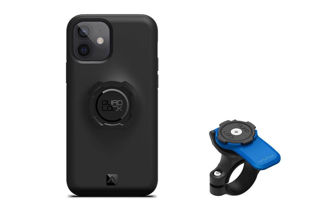 Quad Lock® iPhone Case + Motorcycle Handlebar Mount Combo