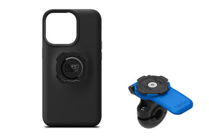 Combo étui pour iPhone Quad Lock® + support de miroir pour scooter 
