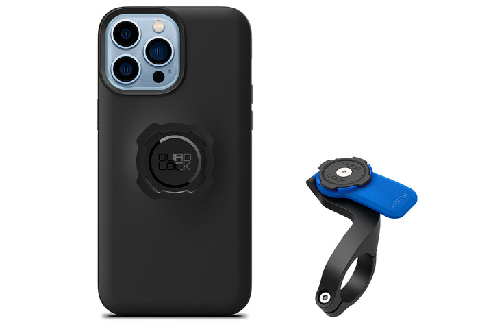 Combo étui pour iPhone Quad Lock® + support de guidon de vélo 