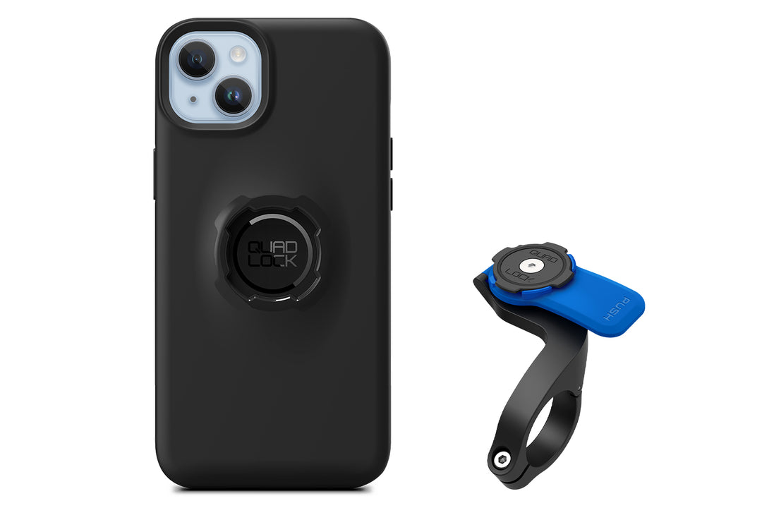 Combo étui pour iPhone Quad Lock® + support de guidon de vélo 