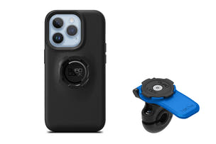 Combo étui pour iPhone Quad Lock® + support de miroir pour scooter 