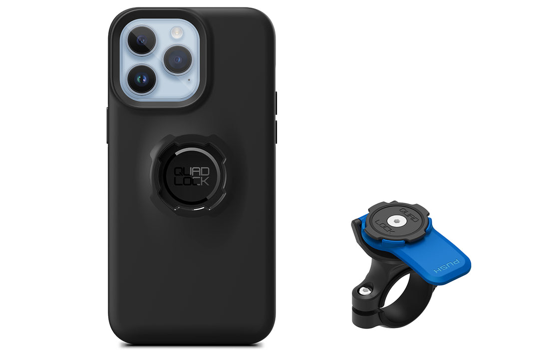 Quad Lock® iPhone Case + Motorcycle Handlebar Mount Combo