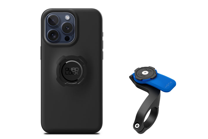 Combo étui pour iPhone Quad Lock® + support de guidon de vélo 