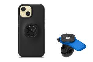 Combo étui pour iPhone Quad Lock® + support de miroir pour scooter 