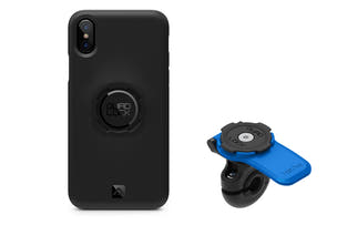 Combo étui pour iPhone Quad Lock® + support de miroir pour scooter 